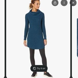 Toad&Co Charcoal Turtleneck Dress